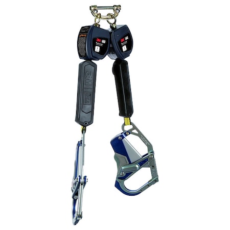 Nano-Lok Personal Self Retracting Lifeline, Quick-Connect, Steel, 2 Leg(s), 420 lb Weight Capacity MPN:3100554