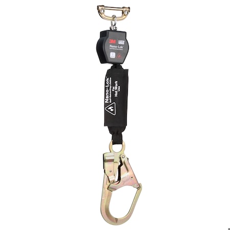 DBI-SALA Self-Retracting Lifeline, 6 ft. Length, Rebar Hook, Steel, 1 Leg(s), 420 lb Weight Capacity MPN:3100557