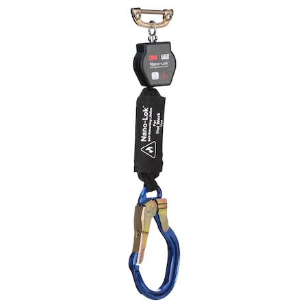 DBI-SALA Self-Retracting Lifeline, 6 ft. Length, Rebar Hook, Aluminum, 1 Leg(s) MPN:3100561