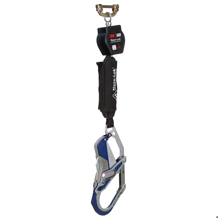 Nano-Lok Self-Retracting Lifeline, 6 ft. Length, Quick-Connect, Steel, 1 Leg(s) MPN:3100564