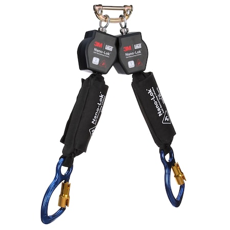 DBI-SALA Self-Retracting Lifeline, 6 ft. Length, Carabiner, Aluminum, 2 Leg(s) MPN:3100569