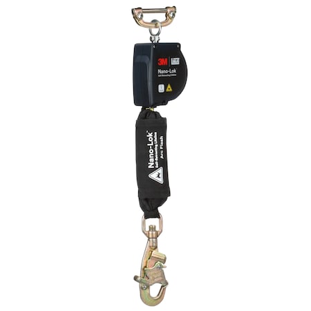 Nano-Lok Self-Retracting Lifeline, 8 ft. Length, Quick-Connect, Steel, 1 Leg(s) MPN:3100574