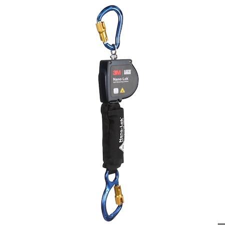 DBI-SALA Self-Retracting Lifeline, 8 ft. Length, Carabiner, Aluminum, 1 Leg(s) MPN:3100581