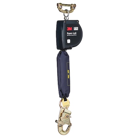 DBI SALA Self Retracting Lifeline, 11 ft Length, Quick-Connect, Steel, 1 Leg(s) MPN:3100591