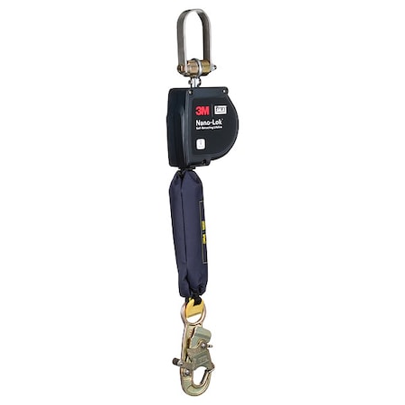 DBI SALA Self Retracting Lifeline, 11 ft Length, Snap Hook, Steel, 1 Leg(s), 420 lb Weight Capacity MPN:3100598