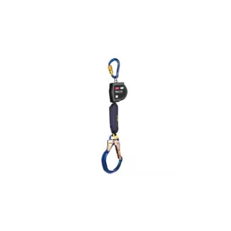Nano-Lok Self Retracting Lifeline, 9.0 ft Length, Carabiner, Aluminum, 1 Leg(s) MPN:3100605