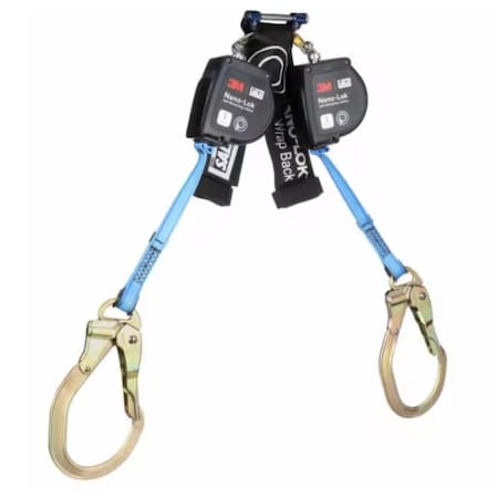 DBI-SALA® Nano-Lok™ Self Retracting Lifeline, 8 ft. Length, Snap Hook, Steel, 2 Leg(s) MPN:3100617