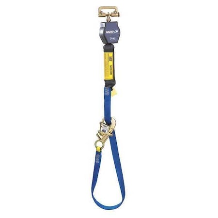 Nano-Lok™ Self-Retracting Lifeline, 9 ft. Length, Carabiner, Steel, 1 Leg(s) MPN:3101366
