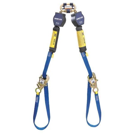 Nano-Lok™ Self-Retracting Lifeline, 9 ft. Length, Carabiner, Steel, 2 Leg(s) MPN:3101374