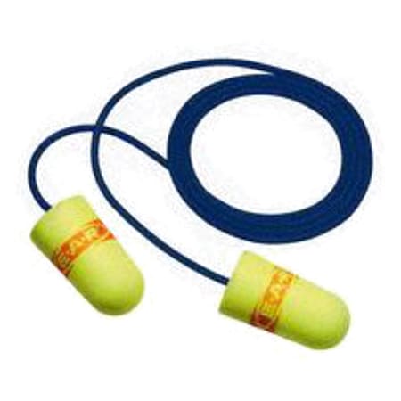 E-A-Rsoft SuperFit Disposable Corded Ear Plugs, Metal Detectable, NRR 32 dB, M, 200 Pairs MPN:311-4109