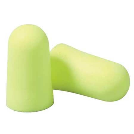 E-A-Rsoft Disposable Uncorded Ear Plugs, Large, Yellow Neons, Bullet Shape, NRR 33 dB, 200PK MPN:312-1251