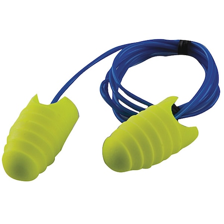 E-A-Rsoft Grippers Disposable Corded Ear Plugs, Flanged Shape, NRR 31 dB, L, 200PK MPN:312-6001