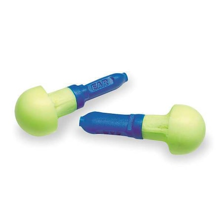 E-A-R Push-Ins Disposable Uncorded Ear Plugs, Pod Shape, NRR 28 dB, Blue/Yellow, M, 100PK MPN:318-1000