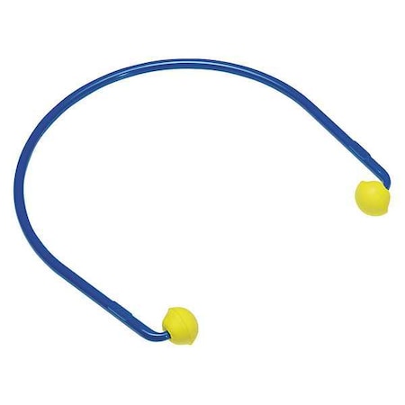 E-A-Rcaps Reusable Foam Ear Plugs, Pod Shape, 17 dB, Yellow MPN:321-2101