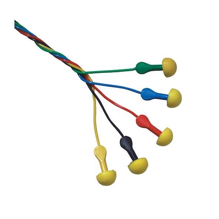 E-A-R EXPRESS Pod Plugs Reusable Foam Ear Plugs, Pod Shape, 25 dB, Yellow, 100 PK MPN:321-2200