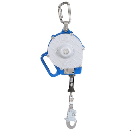 Sealed-Blok Self Retracting Lifeline, 30 ft. Length, Carabiner, Stainless Steel, 1 Leg(s) MPN:3400133