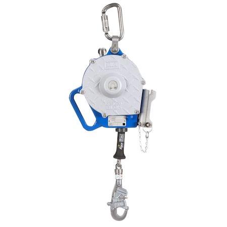 Sealed-Blok Self Retracting Lifeline, 30 ft Length, Carabiner, Steel, 1 Leg(s) MPN:3400145