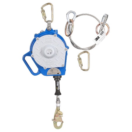 Sealed-Blok Self Retracting Lifeline, 50 ft. Length, Swivel Snap Hook, 1 Leg(s) MPN:3400149
