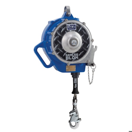 Sealed-Blok Self-Retracting Lifeline, 85 ft Length, Swivel Snap Hook, 1 Leg(s) MPN:3400168