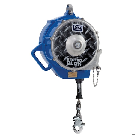 Sealed-Blok Self-Retracting Lifeline, 130 ft. Length, Swivel Snap Hook, 1 Leg(s) MPN:3400171
