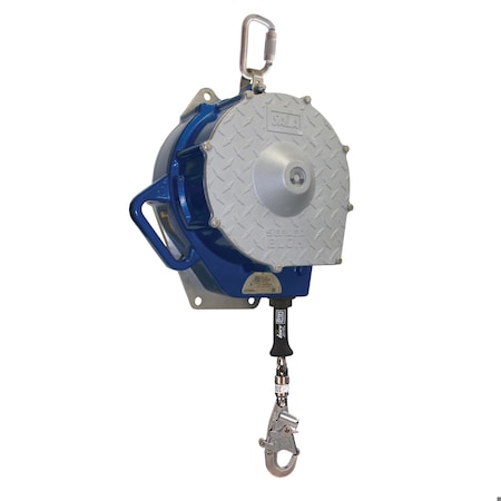 Sealed-Blok Self-Retracting Lifeline, 130 ft. Length, Swivel Snap Hook, 1 Leg(s) MPN:3400172