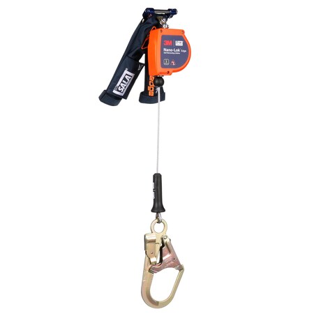 DBI-SALA Self-Retracting Lifeline, 7 1/4 ft Length, Rebar Hook, Steel, 1 Leg(s) MPN:3500292