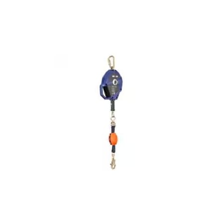Smart Lock Self Retracting Lifeline, Swivel Snap Hook, Steel, 1 Leg(s), 420 lb Weight Capacity MPN:3503850
