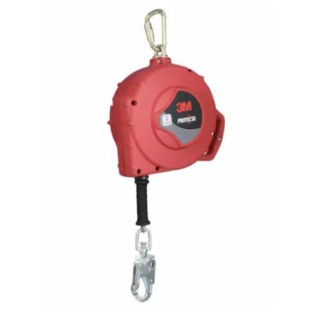 Protecta® Self-Retracting Lifeline, Swivel Snap Hook, Steel, 1 Leg(s), 420 lb Weight Capacity MPN:3590045