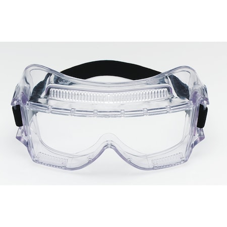 Safety Goggles, Clear Lens, Anti-Fog, Direct Vented, Rubber Strap, Centurion Series MPN:40301-00000-10