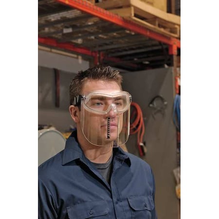 Safety Goggles, Clear Lens, Anti-Fog, Indirect Vented, Rubber Strap, Modul-R Series MPN:40658-00000-10