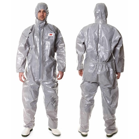 Coverall, L, Gray, Non-Porous Film Lam, PK12 MPN:4570-L