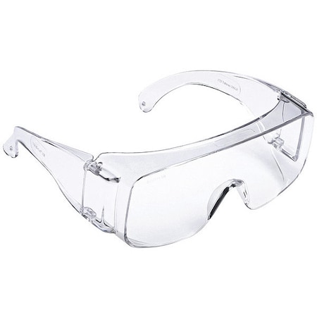 Tour-Guard, Safety Glasses, Uncoated, Gray Lens, Clear Frame, Frameless MPN:56390