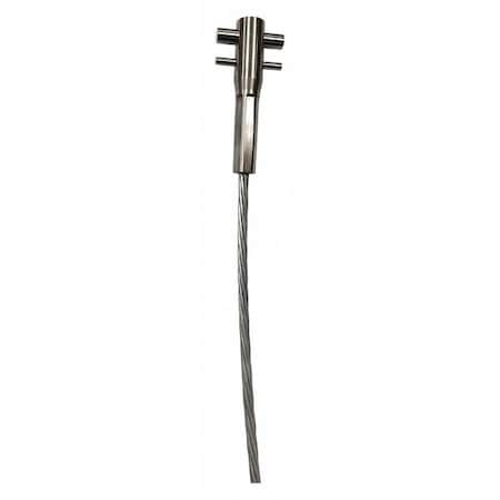 Swaged Cable, 40 ft, 620 lb Weight Capacity, Silver MPN:6104040
