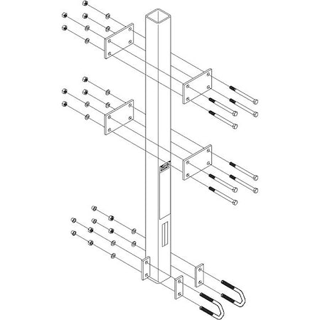 Permanently Attached Galvanized Mounting MPN:6116027