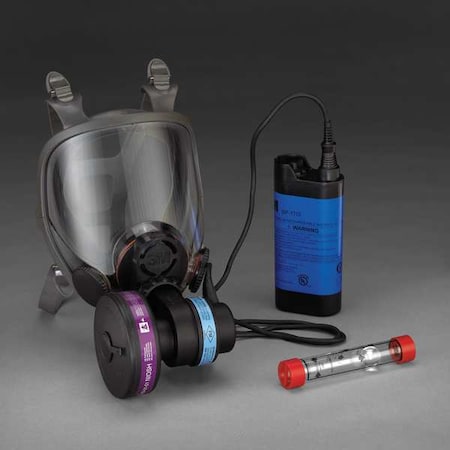 PAPR System, Powerflow, Full Facepiece, Mask-Mount, 4 Point, M MPN:6800PF