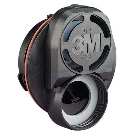 DIN Port Adapter Assembly, Black MPN:6884