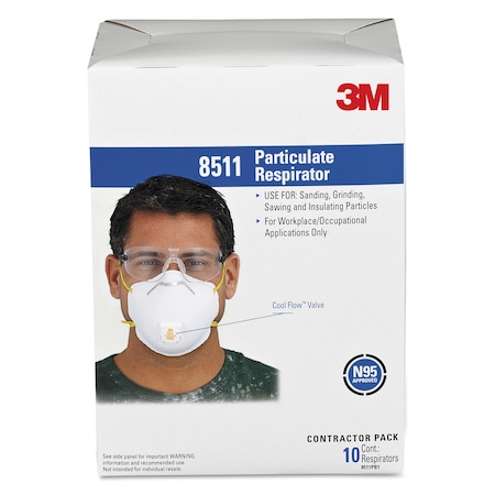 Particulate Respirator, Cool Flow, PK10 MPN:70070757557