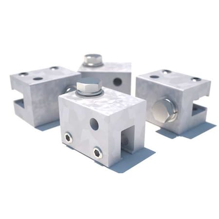 U Maxi Clamp, 2 in Length, 310 lb Weigth Capacity, Steel Anchor, Clamp MPN:7241208