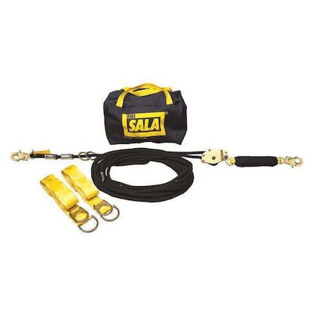 Sayfline™ Rope Horizontal Lifeline System, 20 ft. Length, 310 lb Weight Capacity MPN:7600502