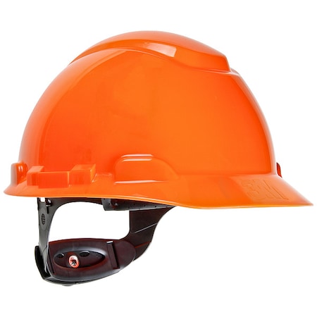 Hard Hat, HDPE, Pressure Diffusion Ratchet Suspension, Type 1, Class C, High-Visibility Orange MPN:76449-NUV-H707RL