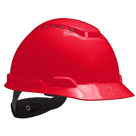 Hard Hat, HDPE, Pressure Diffusion Ratchet Suspension, Red MPN:76454-NUV-H705VL