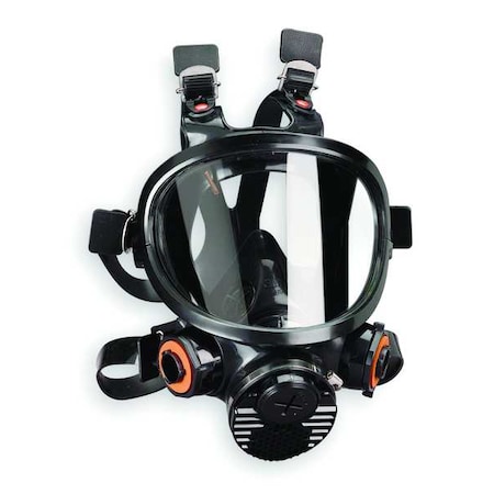 Full Face Respirator, 7800, Not Rated, Bayonet, Size, M 0 Cartridges Included MPN:7800S-M
