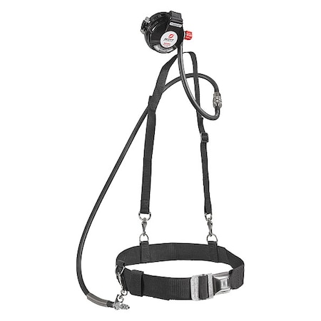 Airline Respirator, For Facepiece/Hose, Includes: Harness, (2) Quick Connect Schrader Fittings MPN:804386-62