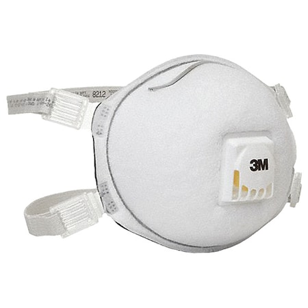 Particulate Welding Respirator, N95 w/Faceseal, Cool Flow Valve, Molded, Adj. Buckle, M, PK10 MPN:8212