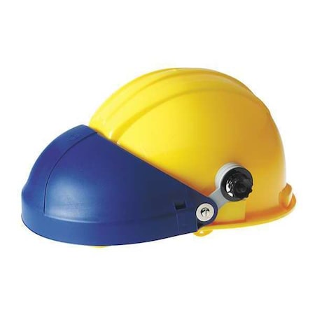 Faceshield Mounting Bracket, For Use With Hard Hats and Faceshields Blue MPN:82502-00000