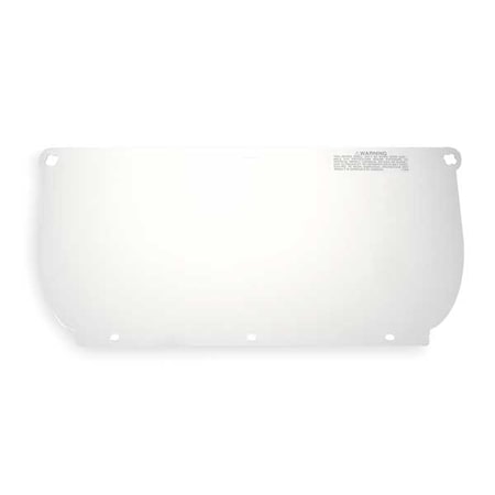 Face Shield Visor, Clear Visor, Polycarbonate, Uncoated Lens, Clear MPN:82543-00000