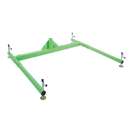 Portable Davit Base, Green, Silver MPN:8518008