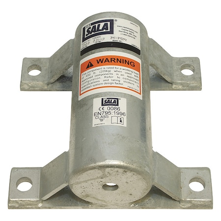 Davit Base, Wall Mount Concrete/Steel, Ga MPN:8518504