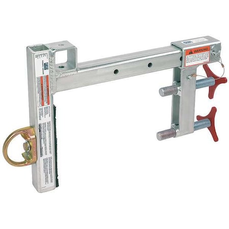 Parapet Wall Anchor, 22 in Length, 310 lb Weigth Capacity, Steel Anchor, D-Ring MPN:8523178