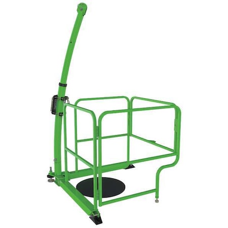 4-in-1 Davit Guard, Aluminum, 7 3/8 ft H MPN:8530352